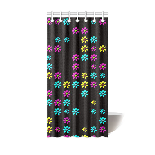 Floral Fabric 2B Shower Curtain 36"x72"