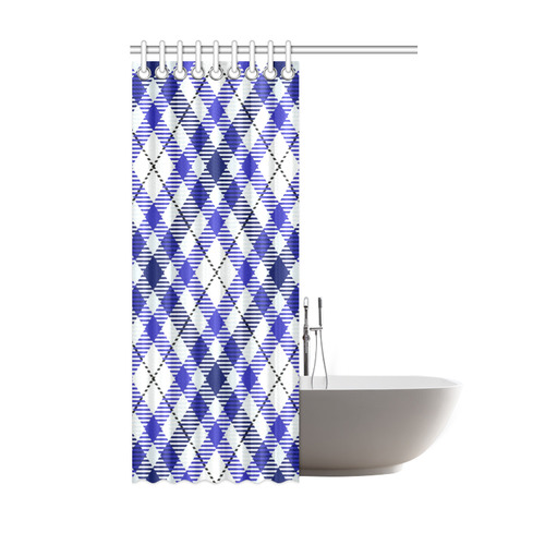 cozy and pleasant Plaid 1E Shower Curtain 48"x72"