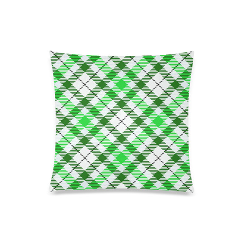 cozy and pleasant Plaid 1D Custom Zippered Pillow Case 20"x20"(Twin Sides)