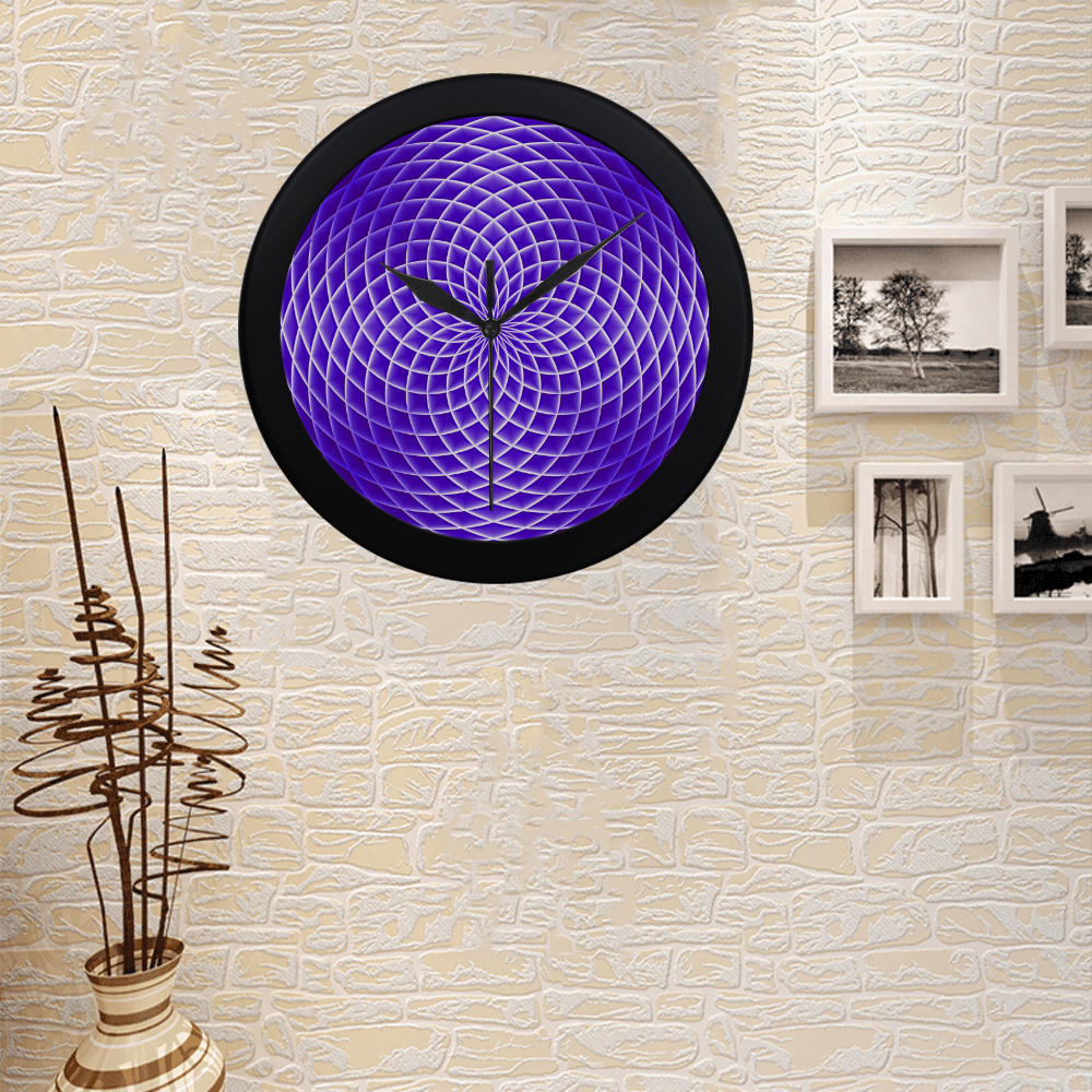 Swirl20160901 Circular Plastic Wall clock