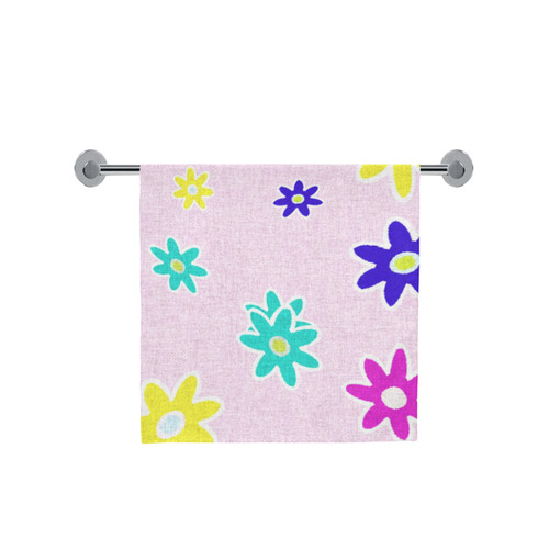 Floral Fabric 1C Bath Towel 30"x56"