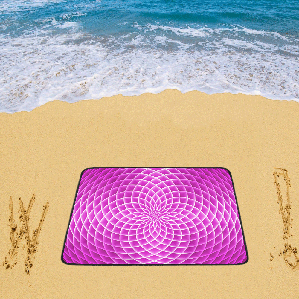 Swirl20160911 Beach Mat 78"x 60"