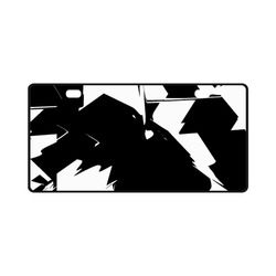 BW Glitch FG 02 License Plate
