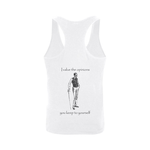 Funny Sassy Vintage Attitude Plus-size Men's I-shaped Tank Top (Model T32)