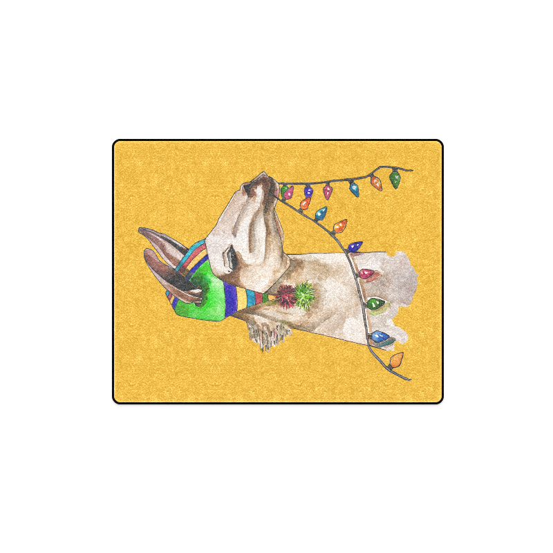 cheerful lama Blanket 40"x50"