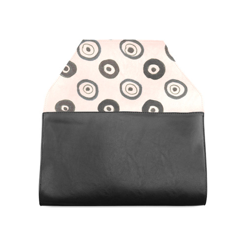 New luxury Mini bag with circles. Pink and black edition 2016 Clutch Bag (Model 1630)