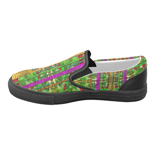 A Gift Of Love Slip-on Canvas Shoes for Men/Large Size (Model 019)