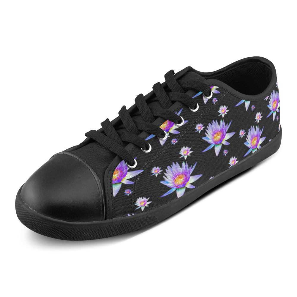 Water_Lily_20161001 Canvas Shoes for Women/Large Size (Model 016)