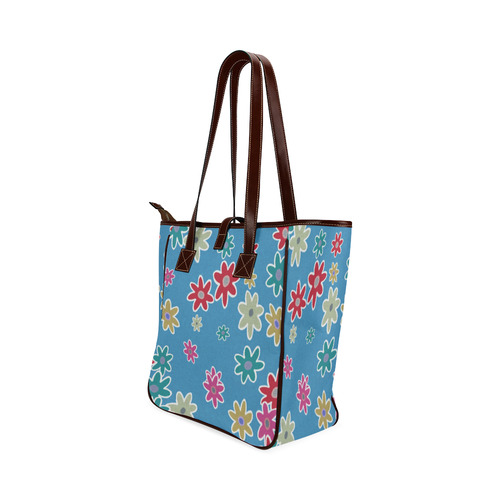 Floral Fabric 1A Classic Tote Bag (Model 1644)