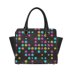 Floral Fabric 2B Classic Shoulder Handbag (Model 1653)