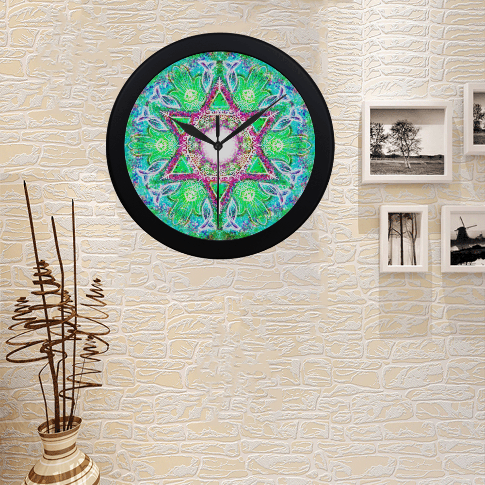 healing 3 Circular Plastic Wall clock
