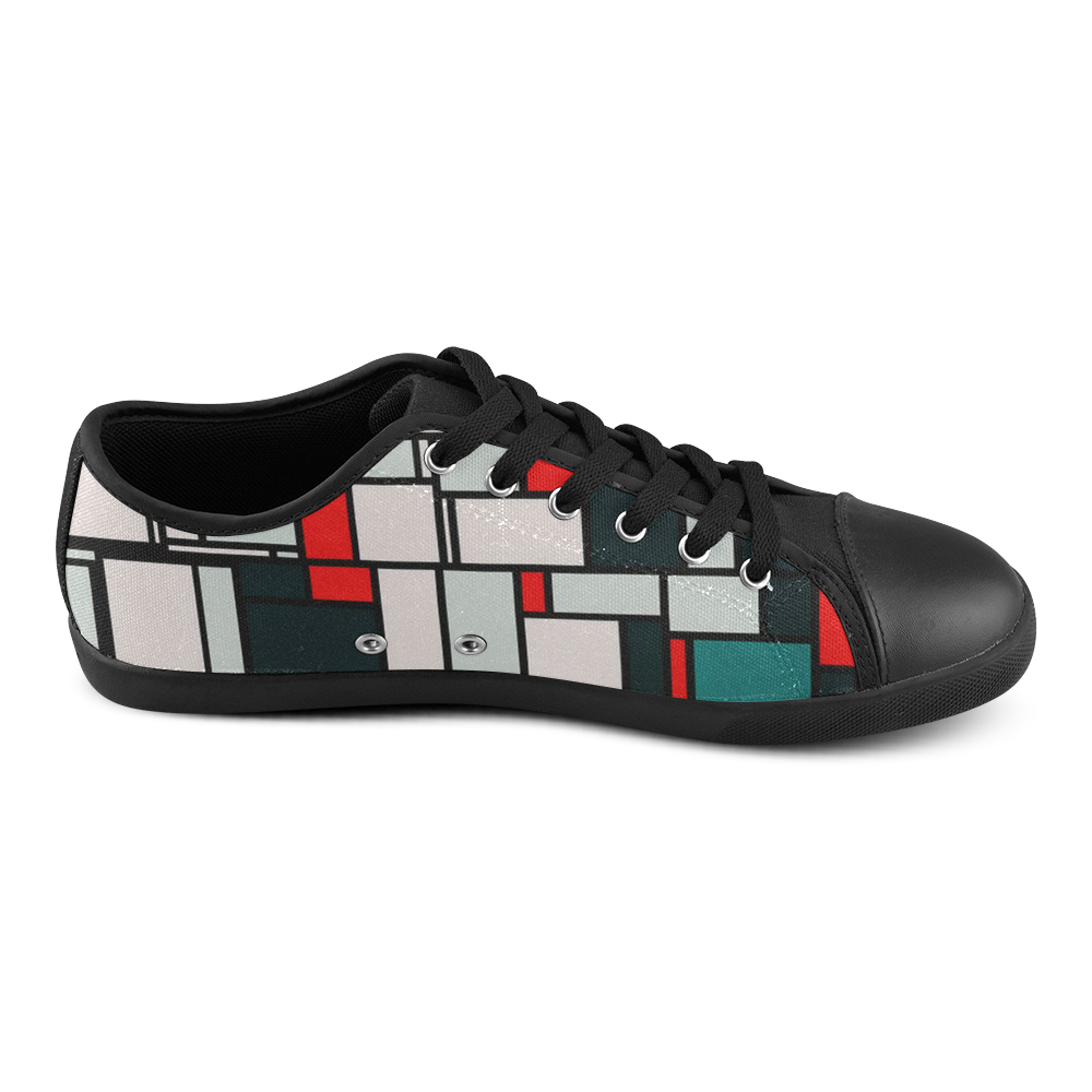 modern pattern 16B Canvas Shoes for Women/Large Size (Model 016)