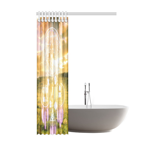 The Circle of The Ancesters Shower Curtain 48"x72"