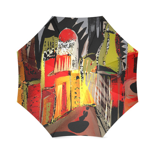 modern city2 Foldable Umbrella (Model U01)