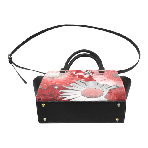 lovely flowers red Classic Shoulder Handbag (Model 1653)