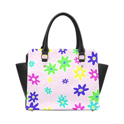Floral Fabric 1C Classic Shoulder Handbag (Model 1653)
