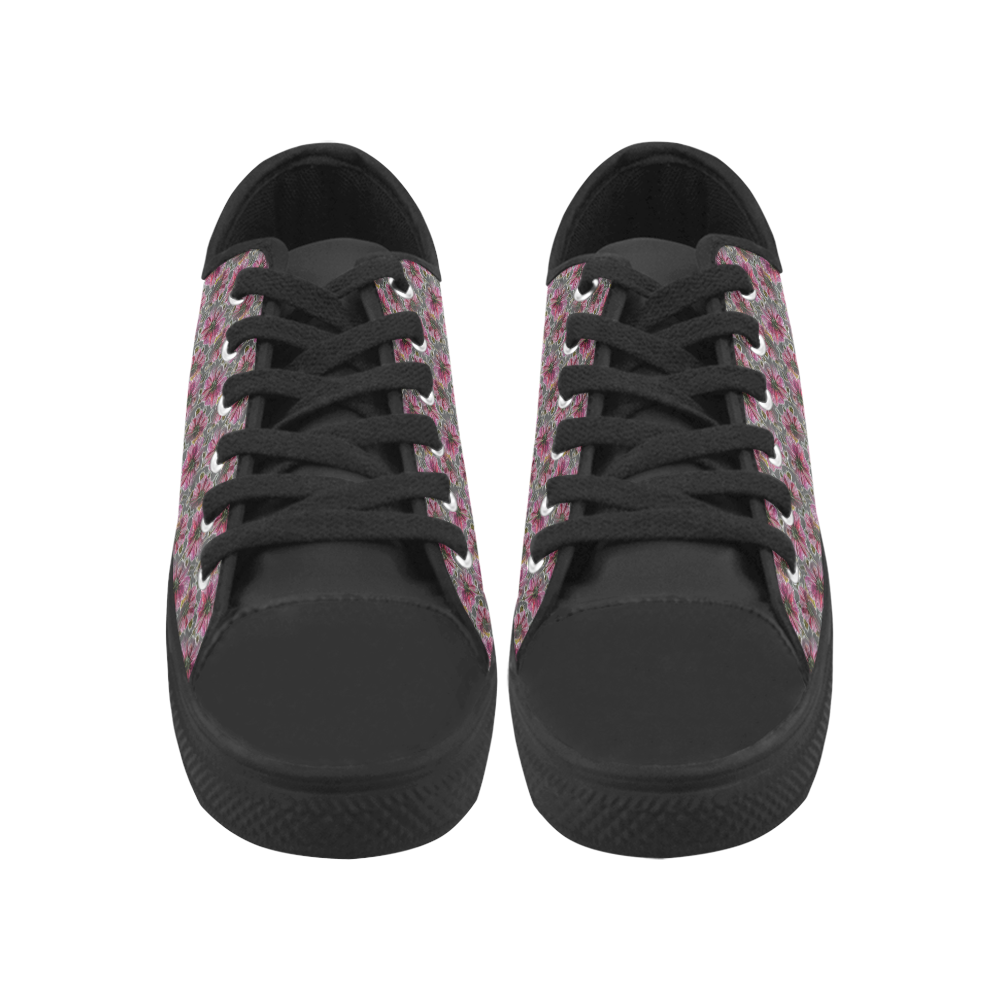 Flower_20161003 Aquila Microfiber Leather Women's Shoes (Model 031)