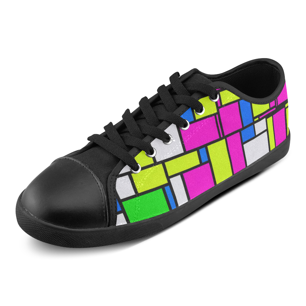 modern pattern 16A Canvas Shoes for Women/Large Size (Model 016)