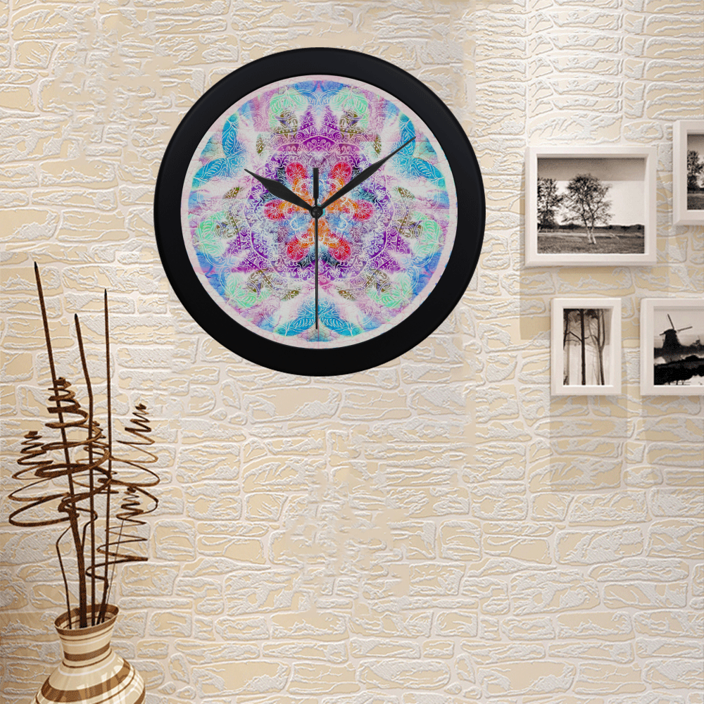 dentelle 2-4 Circular Plastic Wall clock