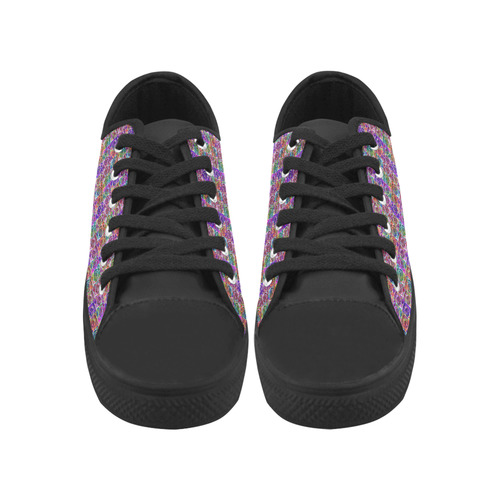 Flower_20161004 Aquila Microfiber Leather Women's Shoes (Model 031)