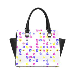 Floral Fabric 2A Classic Shoulder Handbag (Model 1653)