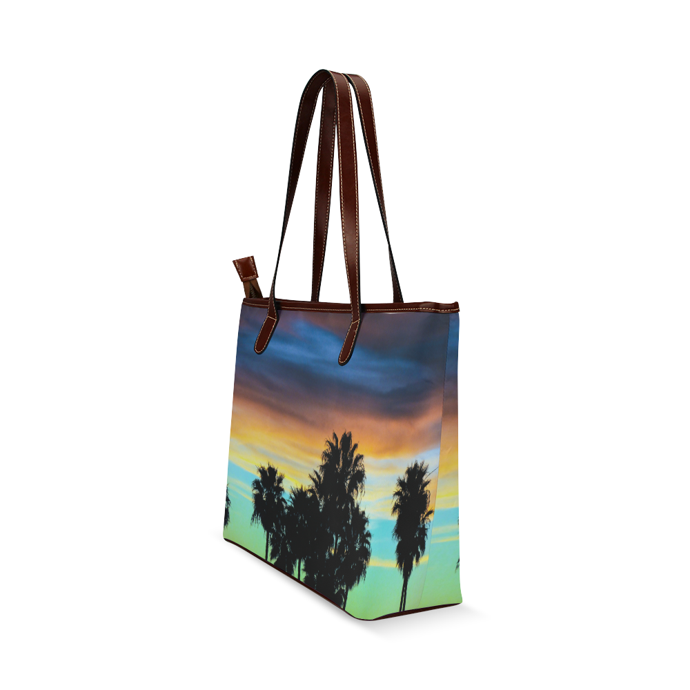 rooftop palms bag Shoulder Tote Bag (Model 1646)