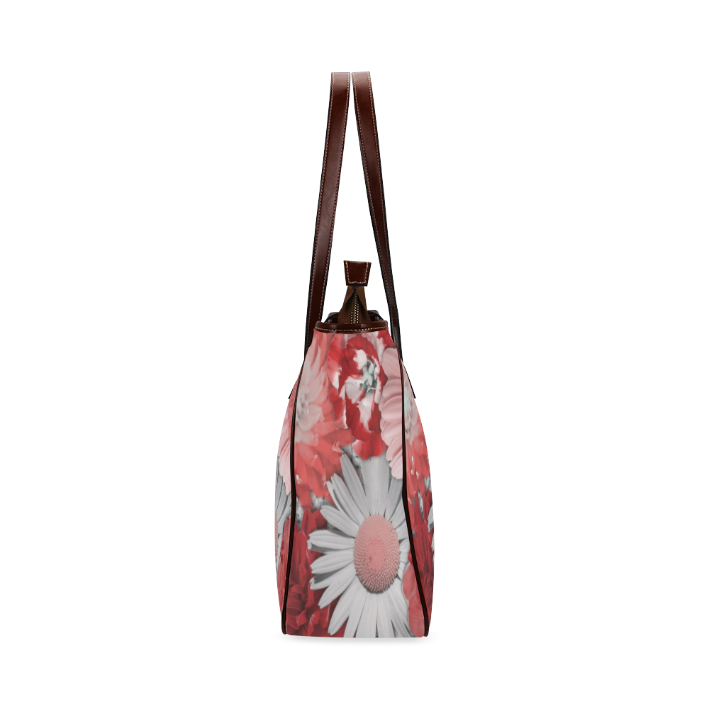 lovely flowers red Classic Tote Bag (Model 1644)