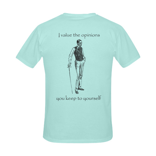 Funny Sassy Vintage Attitude Men's Slim Fit T-shirt (Model T13)