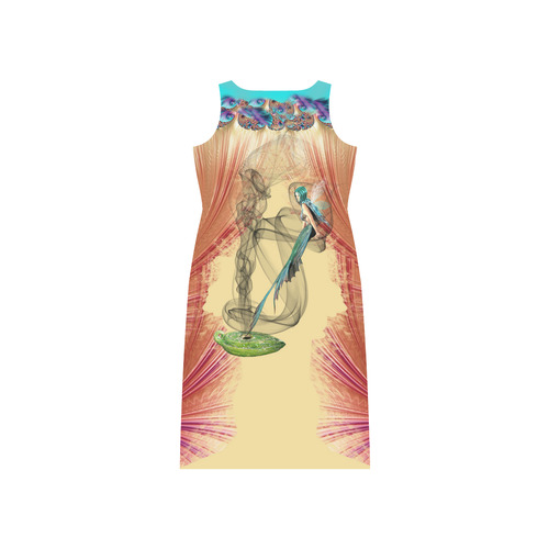 Mermaid Genie Fantasy Phaedra Sleeveless Open Fork Long Dress (Model D08)