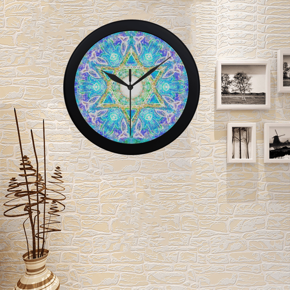 healing 6 Circular Plastic Wall clock