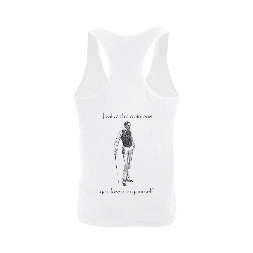 Funny Sassy Vintage Attitude Men's I-shaped Tank Top (Model T32)