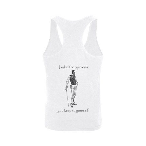 Funny Sassy Vintage Attitude Men's I-shaped Tank Top (Model T32)