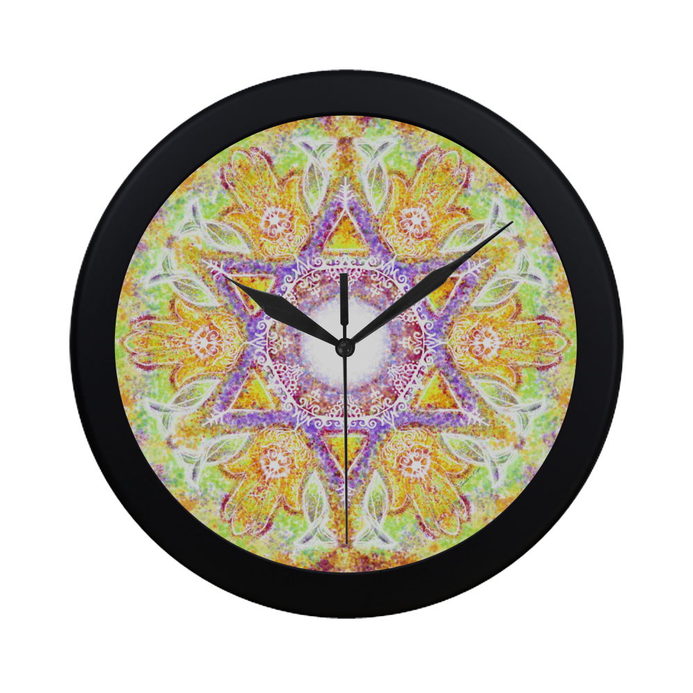 healing 9 Circular Plastic Wall clock