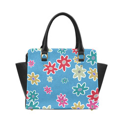 Floral Fabric 1A Classic Shoulder Handbag (Model 1653)