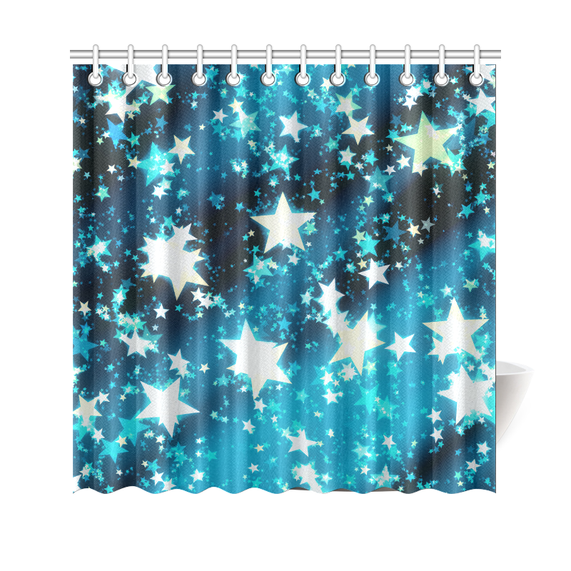Stars20160705 Shower Curtain 69"x70"