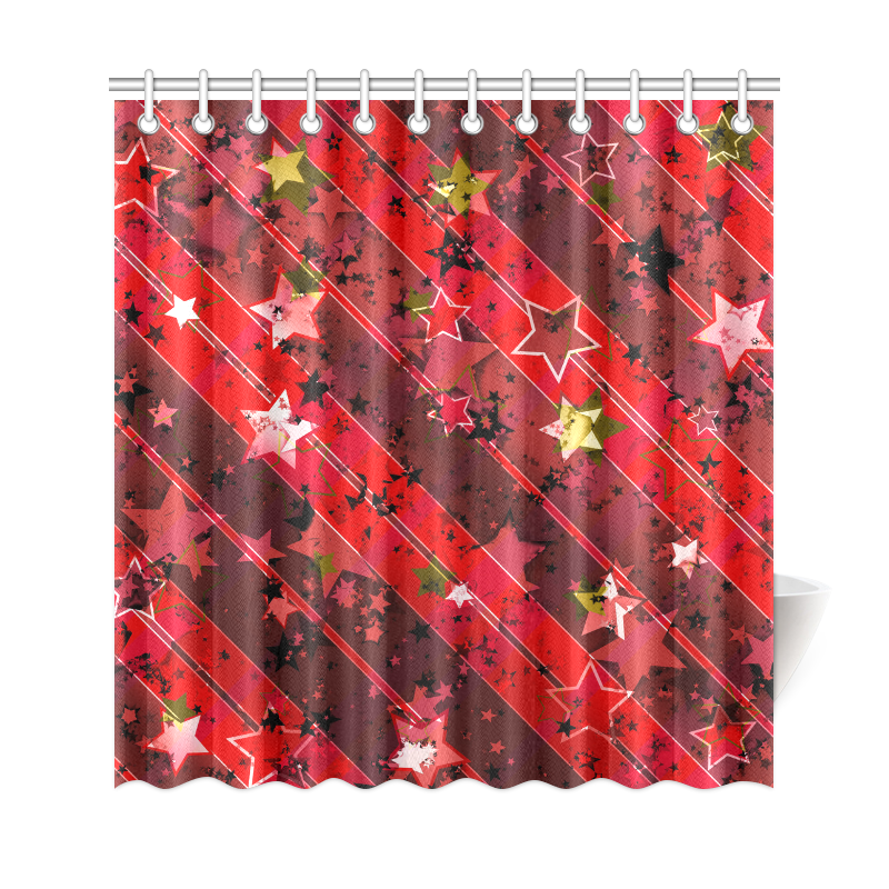 Stars20160703 Shower Curtain 69"x72"