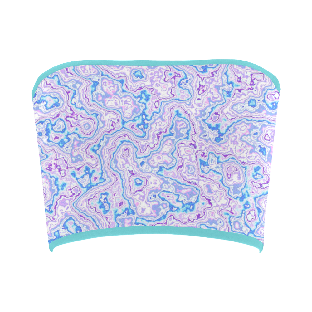 lovely marbled 1116C Bandeau Top