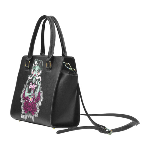 Create yourself Studded Bag Rivet Shoulder Handbag (Model 1645)