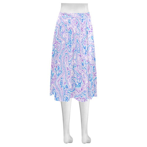 lovely marbled 1116C Mnemosyne Women's Crepe Skirt (Model D16)