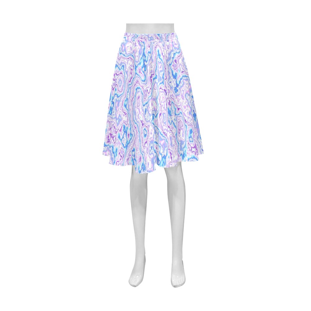 lovely marbled 1116C Athena Women's Short Skirt (Model D15)