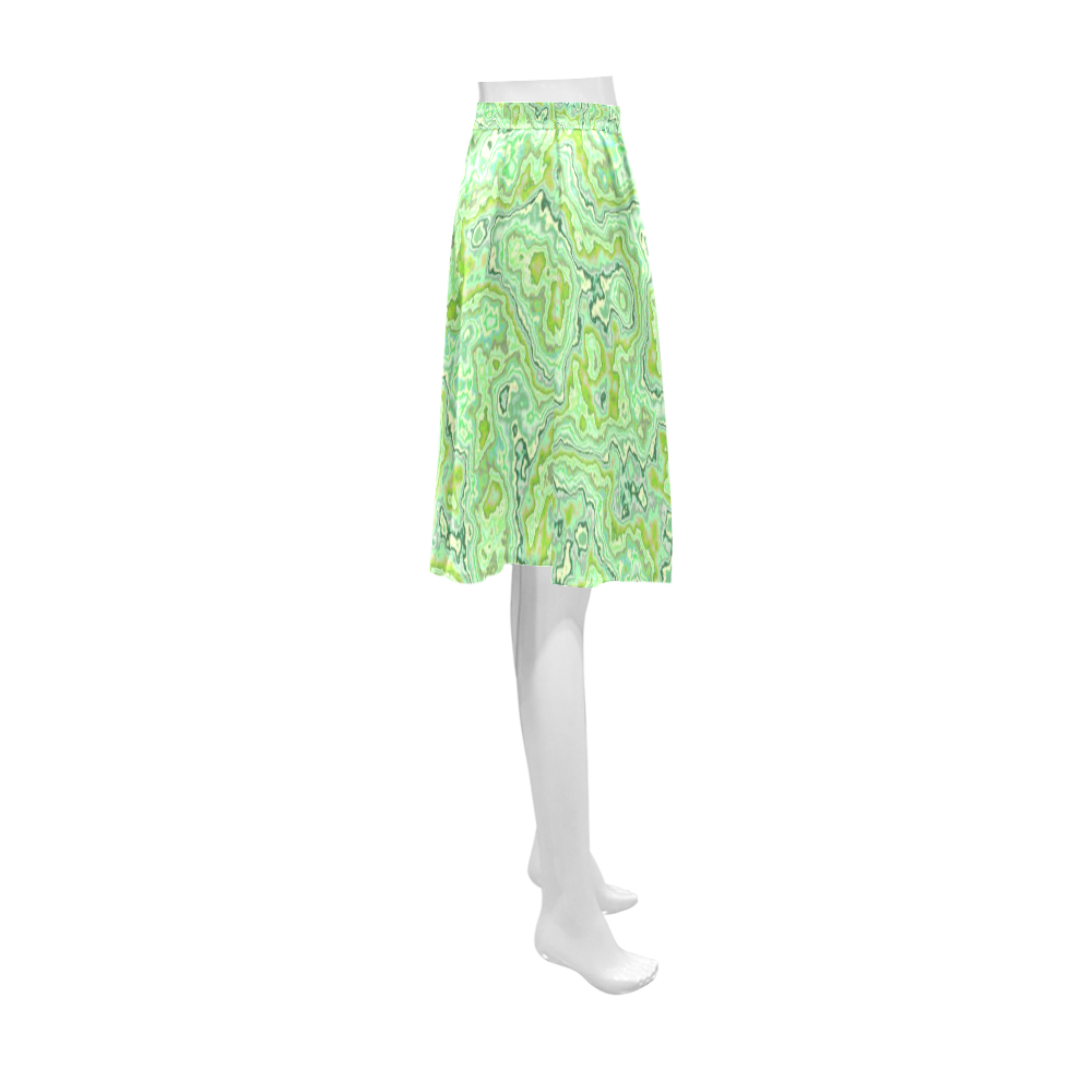 lovely marbled 1116E Athena Women's Short Skirt (Model D15)