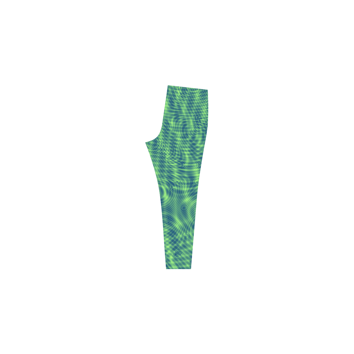 abstract moire green Cassandra Women's Leggings (Model L01)