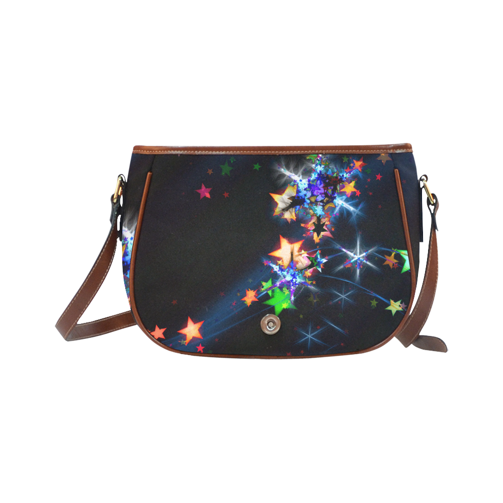 Stars20160701 Saddle Bag/Small (Model 1649) Full Customization