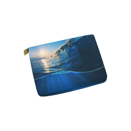 ocaen-view seascape landscape Big surfing ocean wa Carry-All Pouch 6''x5''