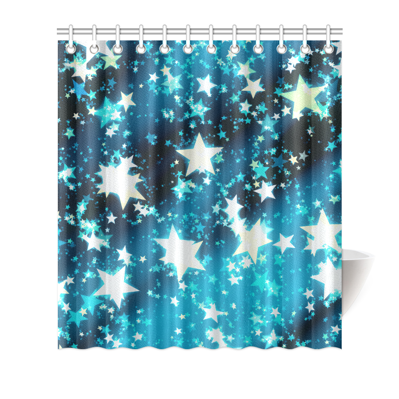 Stars20160705 Shower Curtain 66"x72"