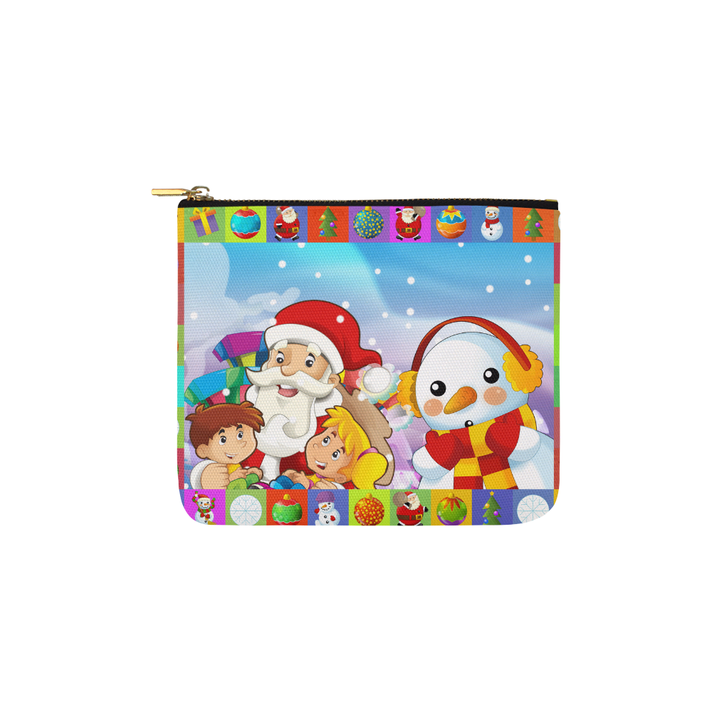 christmas s snowman Carry-All Pouch 6''x5''