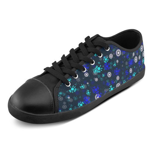 sweet floral 22C Canvas Shoes for Women/Large Size (Model 016)