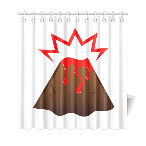 Bathroom towel : art edition with Lava. New in shop Shower Curtain 69"x72"