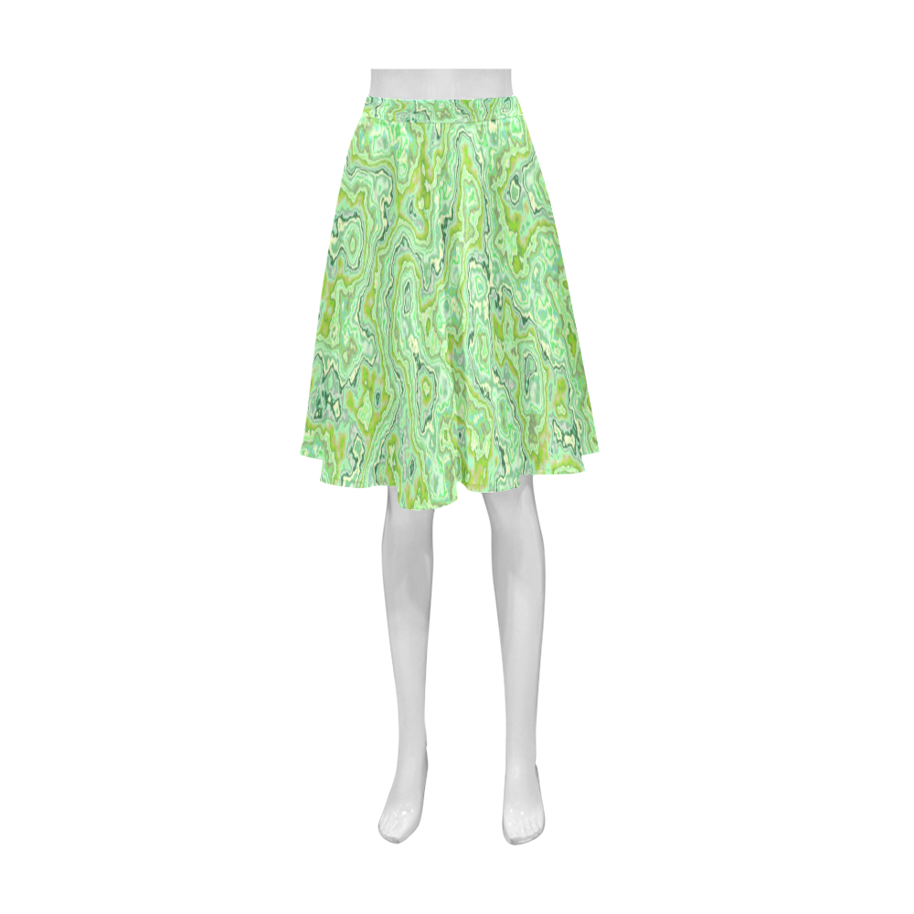 lovely marbled 1116E Athena Women's Short Skirt (Model D15)