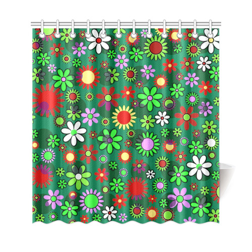 Flower_20161009 Shower Curtain 69"x72"